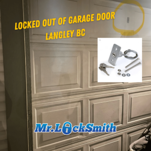 Locked Out of Garage door BC Mr. Locksmith Training